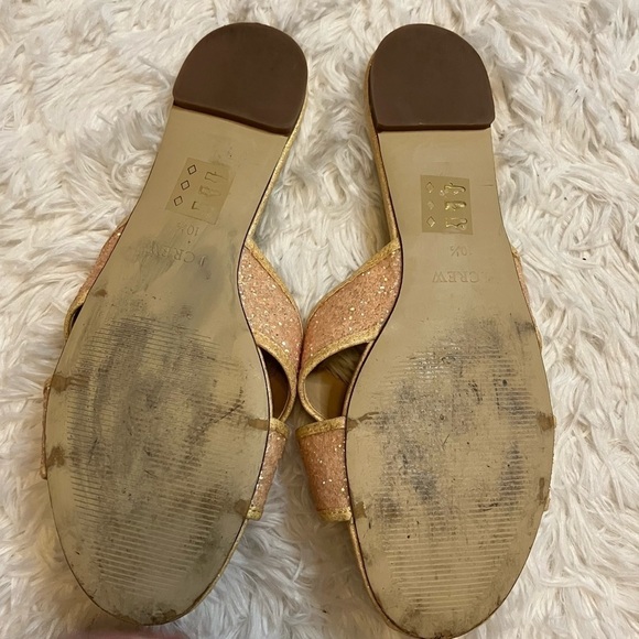 J. Crew Buff Glitter Cora Criss Cross Sandals - Picture 5 of 8